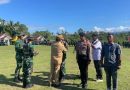 Waka polres Nagan Raya Hadiri Upacara Pembukaan TMMD ke-127 di Nagan Raya.