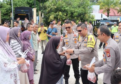 Sambut Bulan Suci Ramadhan 1447 H, Polres Nagan Raya Bagikan 481 Paket Daging Meugang Dan Kurma