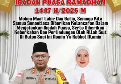 Kapolres Nagan Raya Beserta Staf dan Bhayangkari Sampaikan Ucapan Selamat Menunaikan Ibadah Puasa Ramadhan 1447 H Penuh Doa dan Harapan