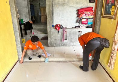 Satreskrim Polres Nagan Raya Lakukan Olah TKP Dugaan Pencurian di Seunagan Timur