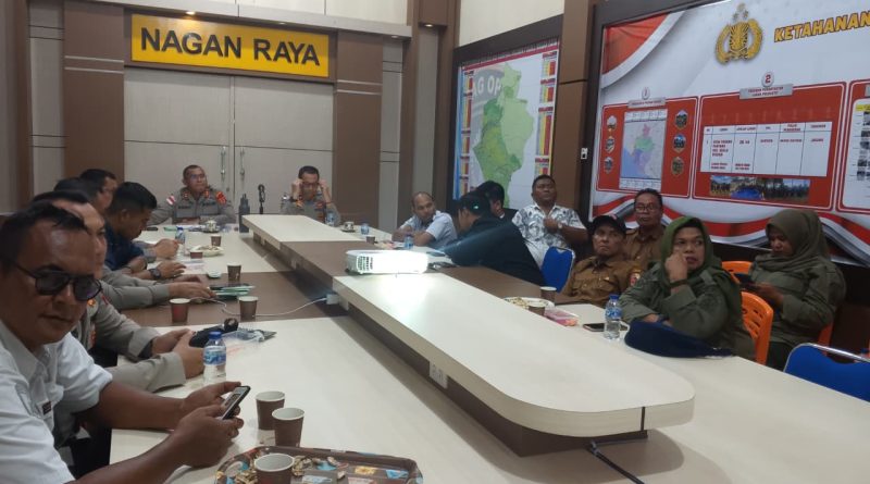 Kapolres Nagan Raya Tekankan Kesiapsiagaan Hadapi El Nino “GODZILLA” dalam Zoom Bersama Wakapolri dan Kementerian