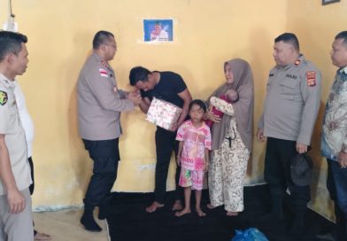 Kapolres Nagan Raya Kunjungi Anak Penderita Bibir Sumbing, Wujud Kepedulian Sambut Hari Bhayangkara ke _80