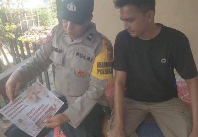 Polsek Kuala Gencarkan Edukasi Karhutla dan Antisipasi El Nino “Godzilla” di Wilayah Nagan Raya