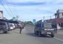 Polsek Kuala Pesisir Polres Nagan Raya Laksanakan Kegiatan Strong Point dan Pengaturan Lalu Lintas di Simpang Pantai Lhok