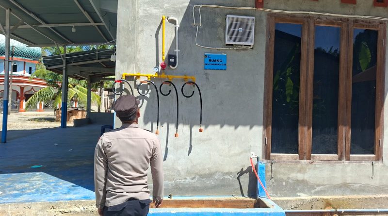 Personel Polsek Darul Makmur Melaksanakan Monitoring dan Sambang Dapur SPPG Di Wilayah Hukum Polsek Darul Makmur