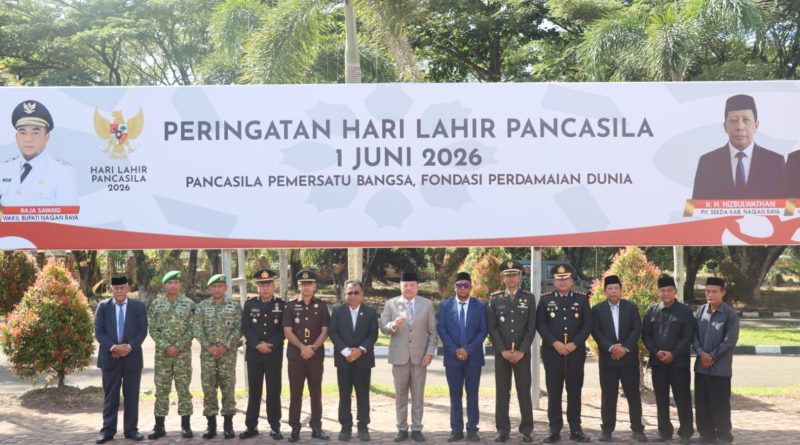 Bupati Nagan Raya Pimpin Upacara Peringatan Hari Pancasila Tahun 2026