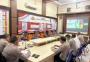Polres Nagan Raya ikuti anev pelaksanaan pengamanan penyelenggara kompetisi sepak bola melalui zoom meeting