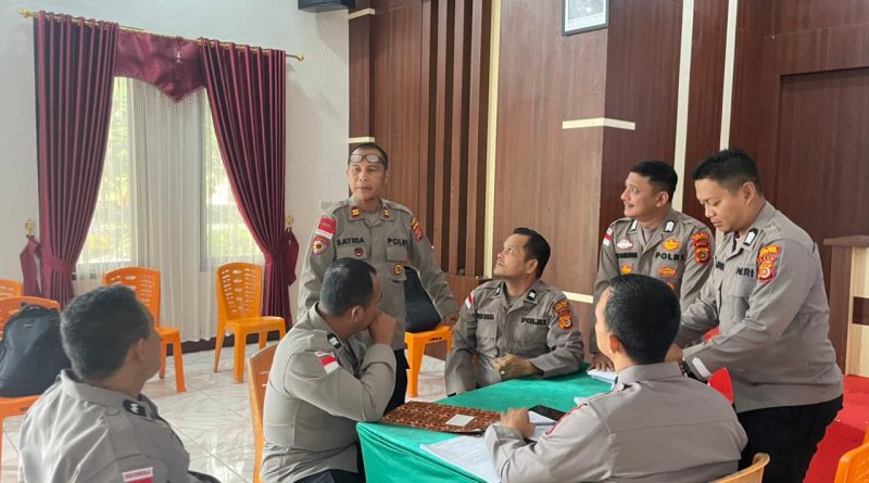 SIWAS POLRES NAGAN RAYA LAKSANAKAN PRA AUDIT DALAM RANGKA AUDIT ITWASUM POLRI TAHAP II TA 2026