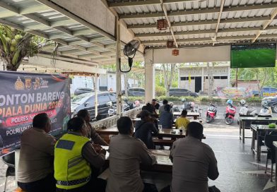 Polres Nagan Raya Dan Polsek Jajaran Gelar Nonton Bareng Piala Dunia Fifa World Cup 2026 Bersama Masyarakat