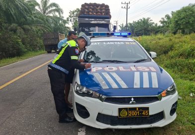 Patroli Satlantas Polres Nagan Raya Antisipasi Gangguan Kamtibmas dan Kecelakaan Lalu Lintas