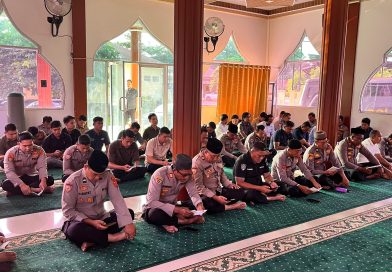 Polres Nagan Raya Ikuti Binrohtal Virtual, Perkuat Pembinaan Rohani dan Mental Personel