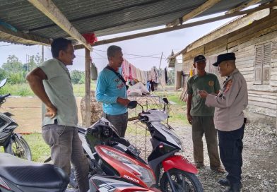 Polsek Seunagan Gelar Patroli Dialogis, Ajak Masyarakat Peduli Keamanan Lingkungan