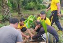 Dukung Program Green Policing, Polsek Tadu Raya Gelar Jumat Bersih dan Tanam Pohon