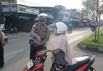 Satlantas Polres Nagan Raya Edukasi Pengguna Jalan tentang Operasi Patuh Seulawah 2026